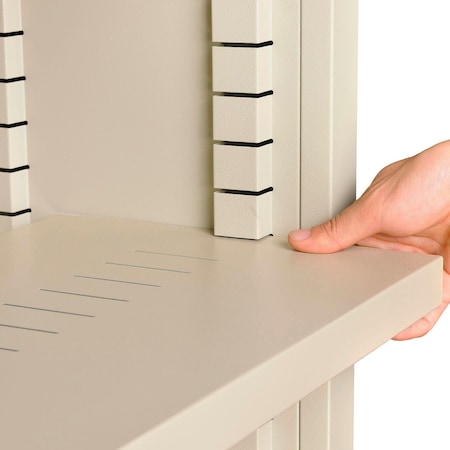 Global Industrial Extra Putty Shelf For All Steel Bookcase Putty 277443PY